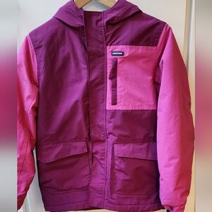 LAND'S END EUC Girls Squall Waterproof Insulated Winter Parker